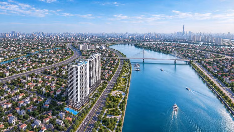 Serena Riverside được phát triển theo định hướng Home Resort, khai thác yếu tố cảnh quan ven sông