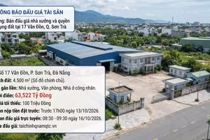 Đấu giá tài sản nhà xưởng và quyền sử dụng đất tại phường Sơn Trà (TP. Đà Nẵng). Ảnh minh họa: Ai tạo ra
