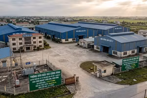 Đấu giá quyền thuê đất Khu công nghiệp Châu Sơn (Ninh Bình). Ảnh minh họa tạo bởi AI