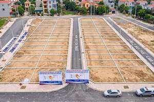 Đấu giá 48 lô đất tại dự án khu dân cư mới xã Khoái Châu (Hưng Yên). Ảnh minh họa tạo bởi AI