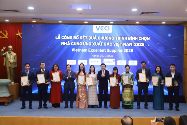 Công bố Top Nhà cung ứng xuất sắc Việt Nam năm 2025