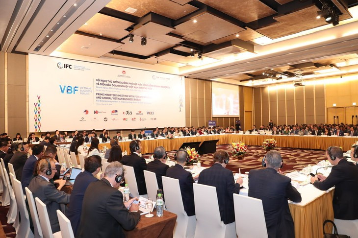 Diễn đàn Doanh nghiệp Việt Nam thường niên năm 2024. Ảnh: Lê Tiên