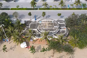 Một phần công trình thuộc Không gian dọc bờ biển Sầm Sơn (ảnh sưu tầm internet)