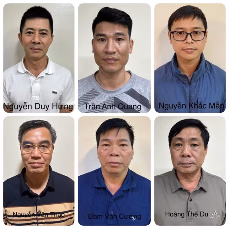 Các bị can bị khởi tố