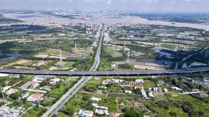 Cao tốc Bến Lức - Long Thành băng qua đường Rừng Sác (huyện Cần Giờ) nhưng không có điểm kết nối