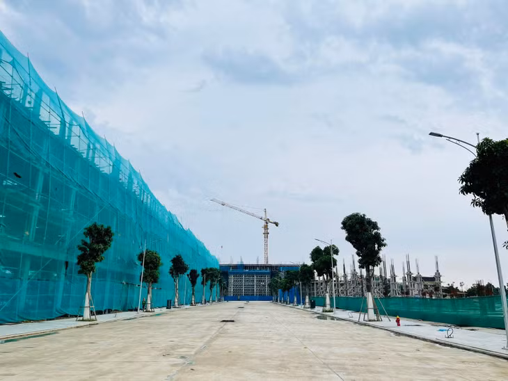 Một số tuyến đường tại dự án đã hoàn thiện