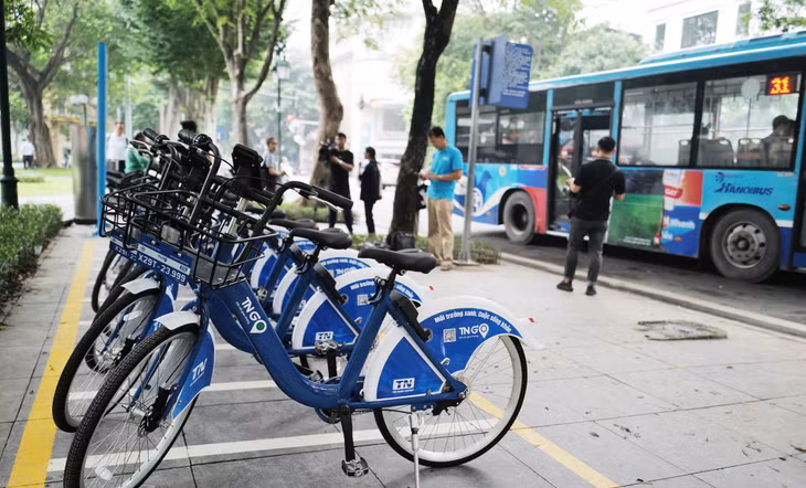 Sở GTVT Hà Nội tổ chức lại giao thông nhằm phục vụ người dân di chuyển bằng xe đạp. Ảnh minh hoạ.