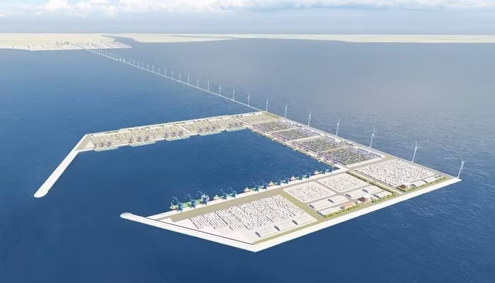 Phối cảnh cảng biển Trần Đề