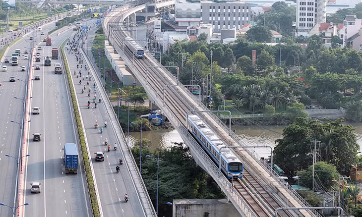 Tuyến metro số 1 tại TP.HCM dự kiến khai thác vận hành từ 22/12