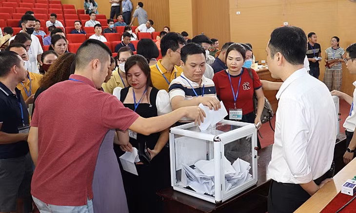 Nhà đầu tư tham gia đấu giá đất tại huyện Quốc Oai