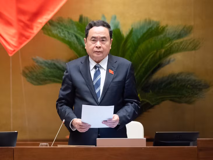 Phó Chủ tịch Thường trực Quốc hội Trần Thanh Mẫn điều hành phiên khai mạc