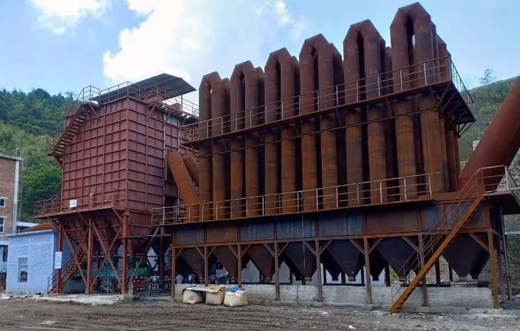 Một công trình nằm trong Dự án Nhà máy Điện phân chì kẽm Bắc Kạn đang được BIDV rao bán