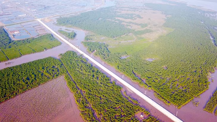 Vị trí khảo sát đầu tư Dự án Tổ hợp lọc dầu Kim Sơn tại vùng ven biển và khu vực biển huyện Kim Sơn với quy mô 2.500 ha