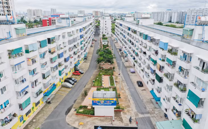 Khu nhà ở xã hội Lê Thành An Lạc, quận Bình Tân, TP.HCM
