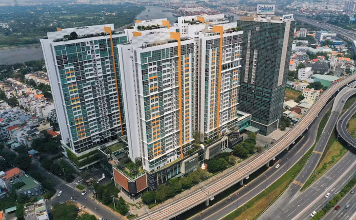 Bất động sản, chung cư, cao ốc dọc theo xa lộ Hà Nội và tuyến Metro số 1