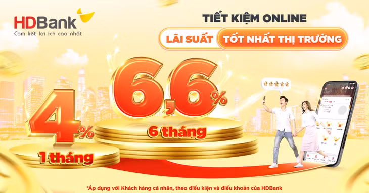 Tiết kiệm online, lãi suất tốt nhất thị trường Tiết kiệm online, lãi suất tốt nhất thị trường