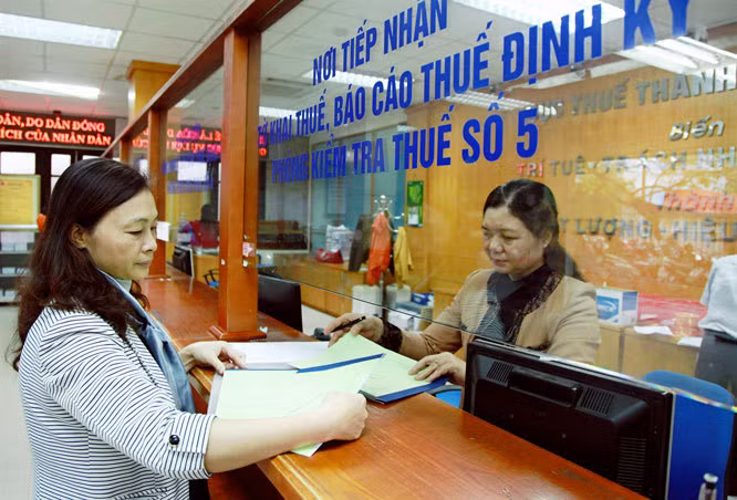 Hoạt động nghiệp vụ tại Cục Thuế Hà Nội. Ảnh minh họa