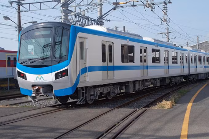 Do ảnh hưởng Covid-19 nên đoàn tàu Metro Số 1 đang nằm tại nhà máy ở Nhật Bản