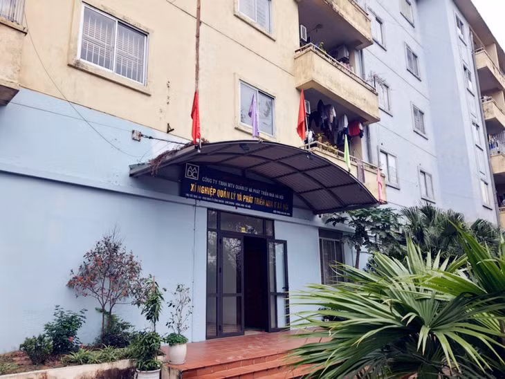 Một văn phòng làm việc của Công ty TNHH MTV Quản lý và phát triển nhà Hà Nội ở huyện Đông Anh