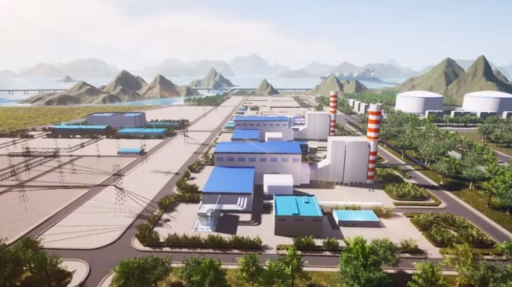 Phối cảnh nhà máy điện khí LNG Quảng Ninh