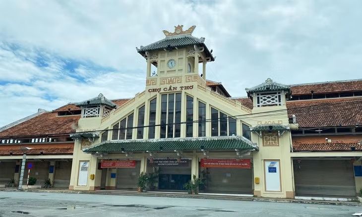 Chợ Cần Thơ đã đóng cửa đã đóng cửa để phòng chống Covid-19