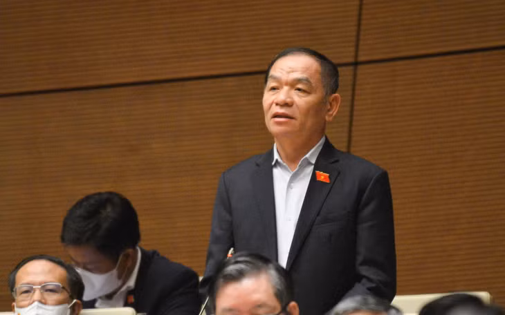 Đại biểu Lê Thanh Vân (Cà Mau): Đề nghị Quốc hội, Chính phủ sớm cụ thể hóa chủ trương của Bộ Chính trị về bảo vệ cán bộ dám nghĩ, dám làm, dám chịu trách nhiệm để phát huy tính năng động, sáng tạo của cán bộ. Ảnh VGP Đại biểu Lê Thanh Vân (Cà Mau): Đề nghị Quốc hội, Chính phủ sớm cụ thể hóa chủ trương của Bộ Chính trị về bảo vệ cán bộ dám nghĩ, dám làm, dám chịu trách nhiệm để phát huy tính năng động, sáng tạo của cán bộ. Ảnh VGP