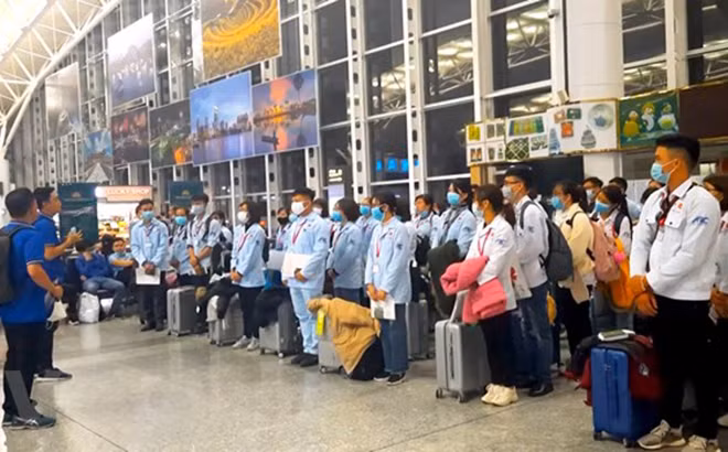 Lao động Việt Nam chuẩn bị đi làm việc tại Nhật Bản Lao động Việt Nam chuẩn bị đi làm việc tại Nhật Bản