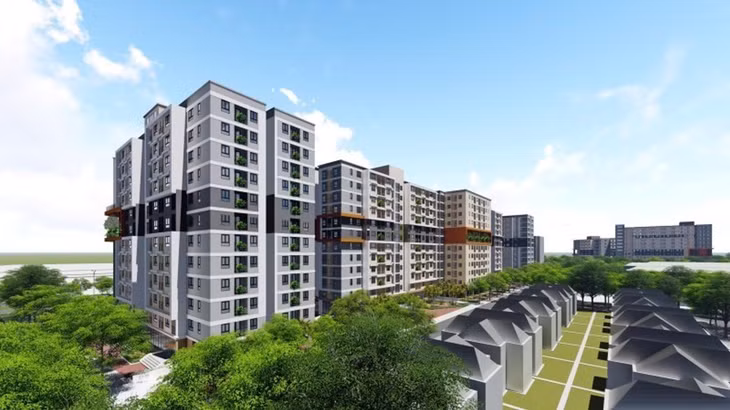 Phối cảnh Dự án Đầu tư xây dựng nhà ở xã hội tại Đông Anh, Hà Nội