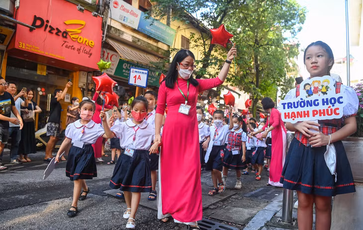 Hơn 2 triệu trẻ mầm non, học sinh phổ thông Hà Nội tựu trường ngày 28/8, riêng lớp 1 vào ngày 21/8