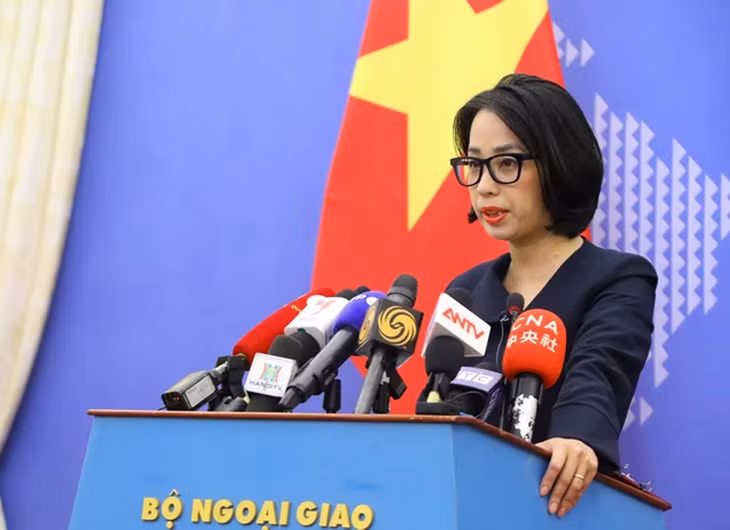 Người phát ngôn Bộ Ngoại giao Phạm Thu Hằng