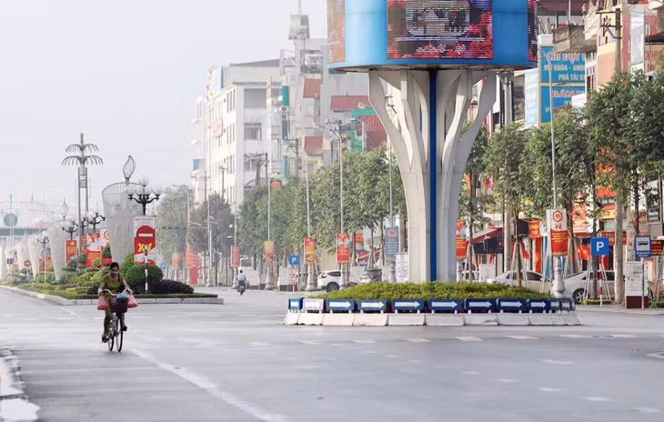 Người dân TP.Bắc Giang hạn chế ra đường trong những ngày giãn cách xã hội