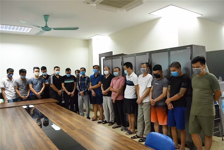 Các nghi phạm trong vụ án. Ảnh: Công an cung cấp