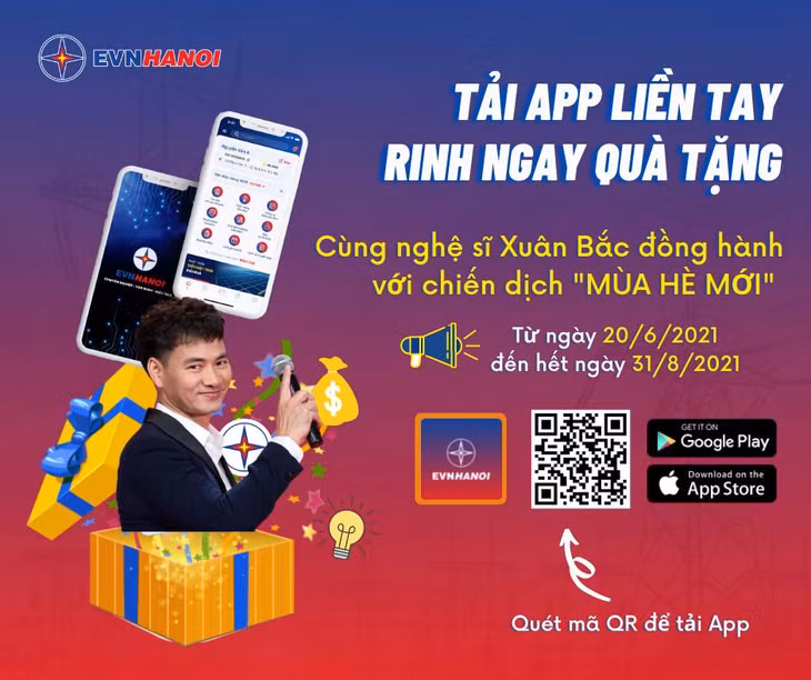 Chương trình “Tải App liền tay - Rinh ngay quà tặng” cùng nghệ sỹ Xuân Bắc