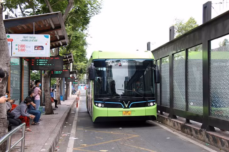 Xe buýt điện tại TP.HCM