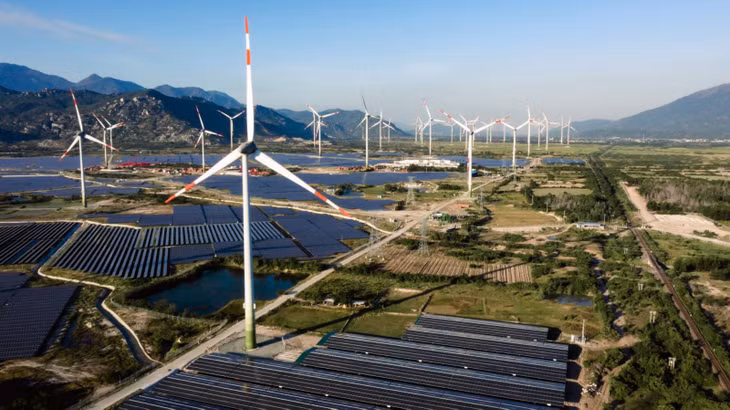 Quy hoạch điện VIII xác định tới 2030 phát triển công suất điện gió trên bờ khoảng 21.880 MW