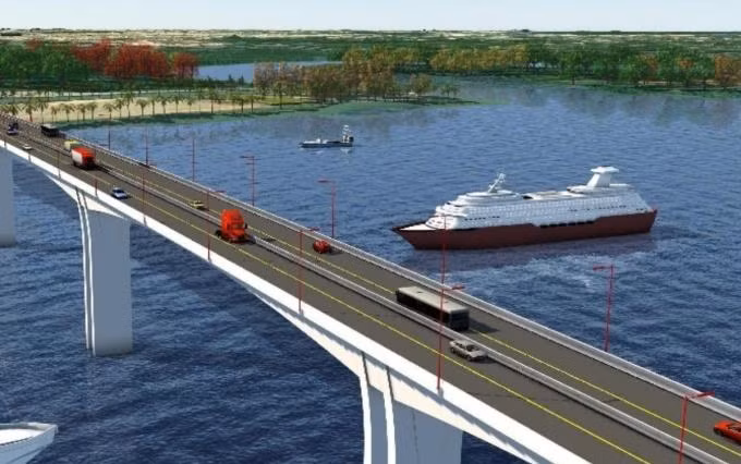 Phối cảnh cầu Nhơn Trạch, thuộc dự án 1A