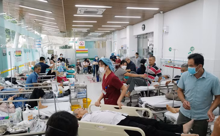 Bên trong Khoa cấp cứu A9, Bệnh viện Bạch Mai