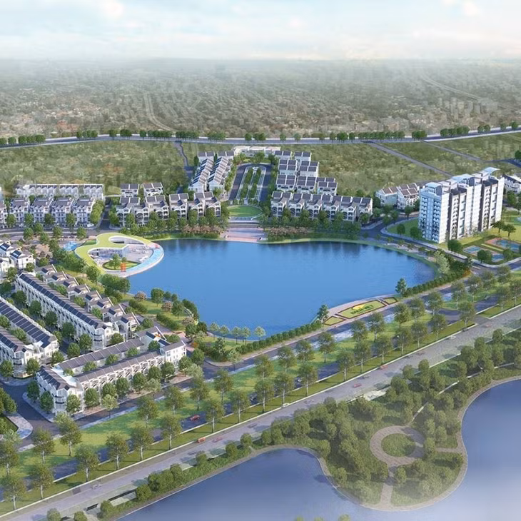 Phối cảnh dự án khu nhà ở DABACO Lạc Vệ