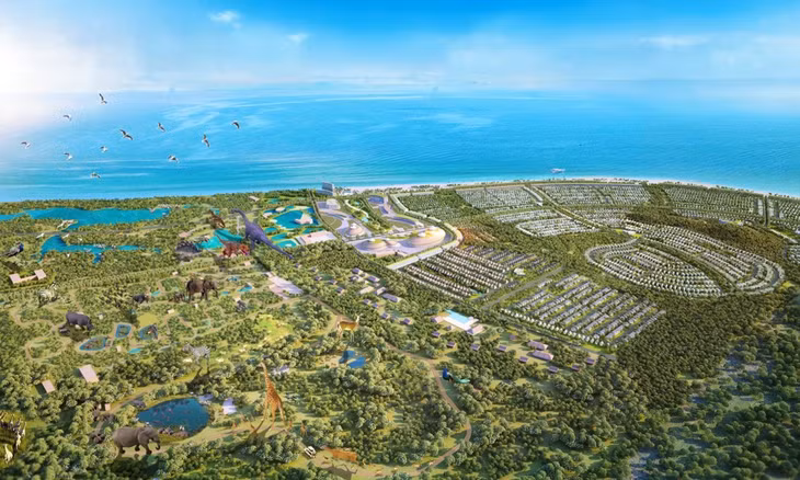 Phối cảnh quy hoạch tổng thể Dự án Safari Hồ Tràm