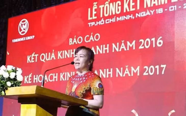 Bị can Nguyễn Thị Loan, Chủ tịch HĐQT Công ty Tập đoàn dược phẩm Vimedimex.