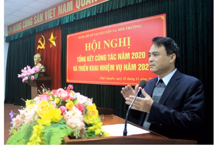 Ông Nguyễn Thanh Tuấn, Giám đốc Sở Tài nguyên Môi trường tỉnh Thái Nguyên