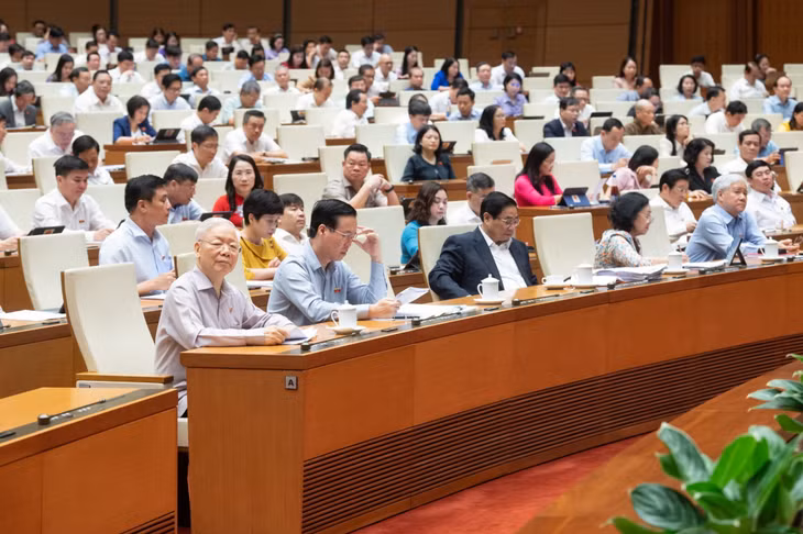 Lãnh đạo Đảng, Nhà nước cùng các đại biểu Quốc hội