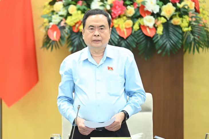 Chủ tịch Quốc hội Trần Thanh Mẫn phát biểu khai mạc Phiên họp