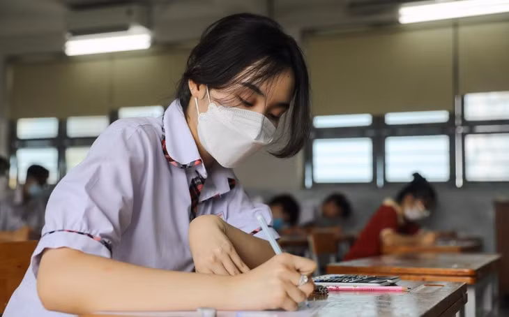 Thí sinh thi tốt nghiệp THPT 2022