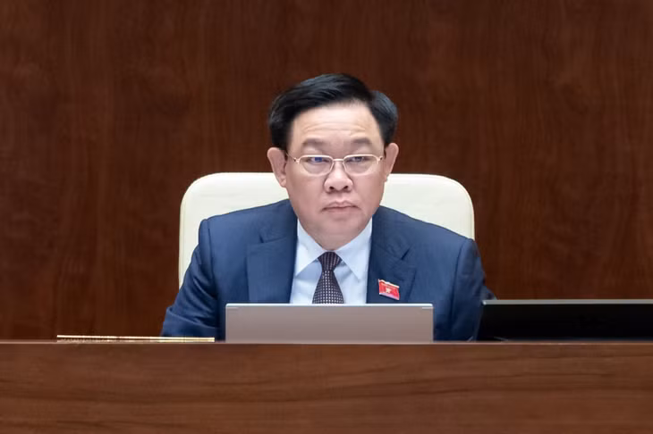 Chủ tịch Quốc hội Vương Đình Huệ điều hành nội dung lấy phiếu tín nhiệm Chủ tịch Quốc hội Vương Đình Huệ điều hành nội dung lấy phiếu tín nhiệm