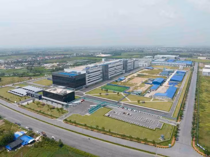 Trong Khu công nghiệp Yên Phong II-C, một dự án do Viglacera làm chủ đầu tư tại Bắc Ninh