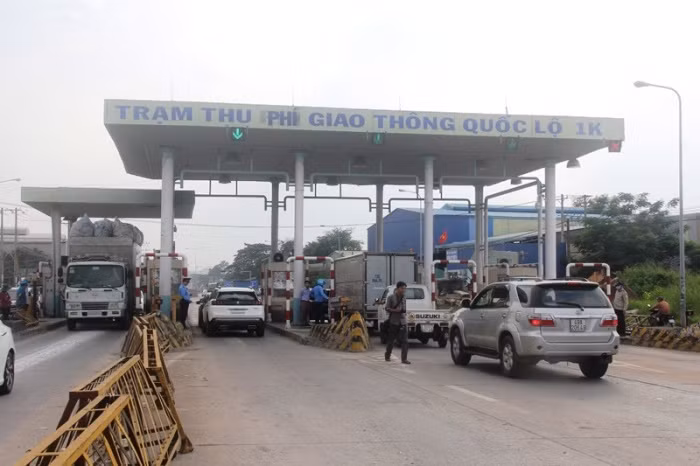 Hai trạm BOT trên Quốc lộ 1K chính thức tạm dừng thu phí từ chiều 31/10