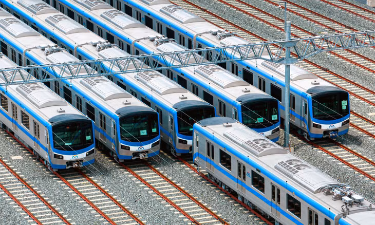 Theo kế hoạch, tuyến metro số 1 (Bến Thành - Suối Tiên) sẽ khai thác thương mại vào cuối năm 2024