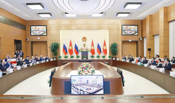 Quang cảnh buổi hội đàm. Ảnh: TTXVN