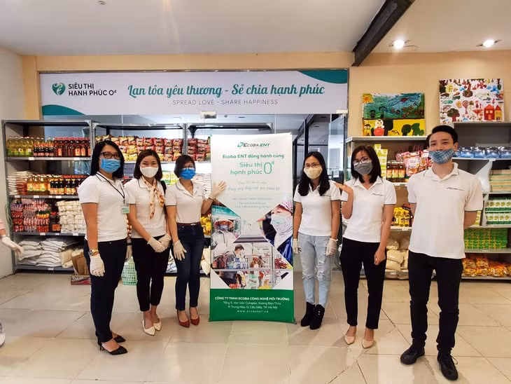 Ecoba ENT đồng hành cùng chương trình “Siêu thị Hạnh phúc 0 đồng” trong đợt dịch năm 2020